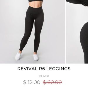 ISO Alphalete R6 Black Leggings Size Medium !!!